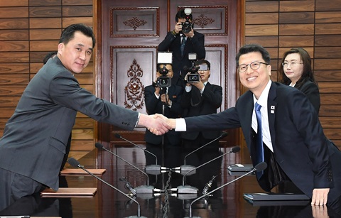 통일부, '북한 선수단 평창 패럴림픽 파견 합의'