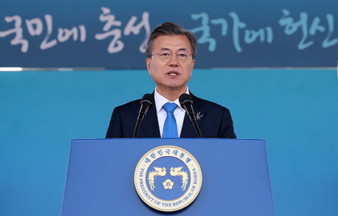 문 대통령, ‘한반도 평화의 힘은 튼튼한 안보’