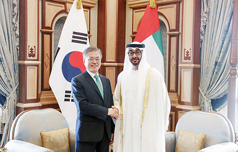 한-UAE 정상회담, ‘특별 전략적 동반자 관계로 격상’