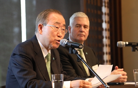 반기문 GGGI 신임의장, ‘유엔 경험 최대한 활용’