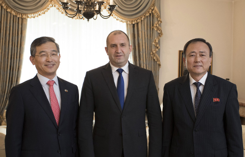 불가리아 대통령, 한반도 평화 적극 지지