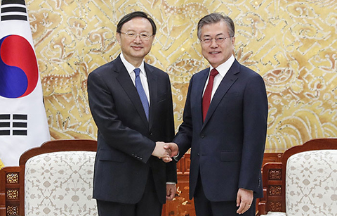 한·중, ‘한반도 비핵화, 평화정착 적극 협력’