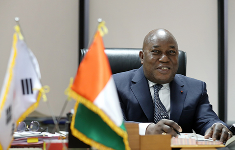 [2018남북정상회담] 주한 코트디부아르 대사 축하메시지