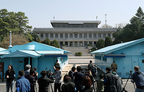 남북정상회담 현장 취재에 외신 최초 참여