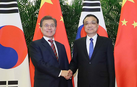 문재인 대통령, 9일 리커창 중국 총리와 회담