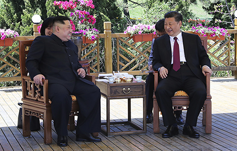 김정은, 북미정상회담 앞두고 시진핑 중국 국가주석 회담