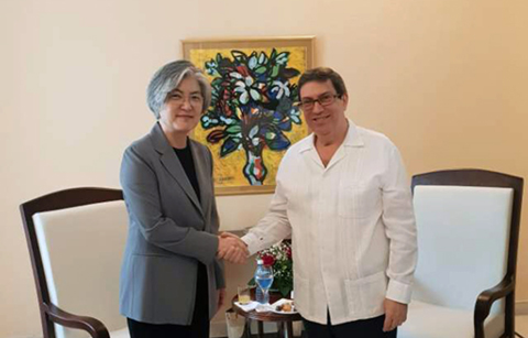 한-쿠바, 새 정부 출범 후 첫 외교장관 회담 “협력 지속”