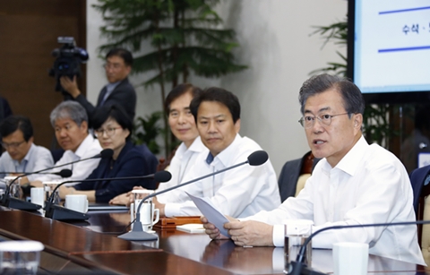 문 대통령, “북미 지도자의 담대한 결단 기대”