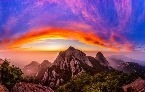 한 폭의 그림 같은 국립공원 비경