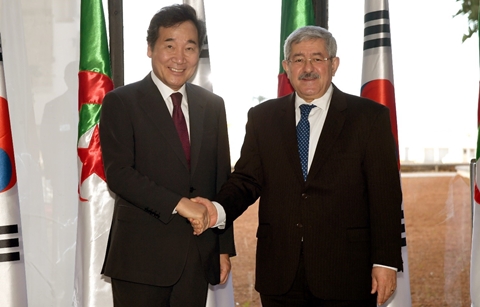 이 총리, 알제리 총리와 만나 ‘세일즈 외교’
