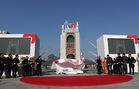 내년 3∙1운동 100주년… 광화문에 홍보탑 제막