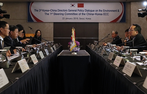 한·중 미세먼지 실질 저감 위해 공동 노력