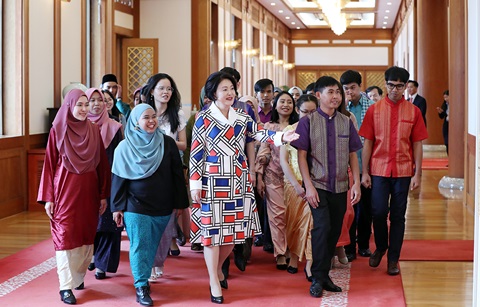 김정숙 여사, 아세안 순방 앞두고 유학생 간담회