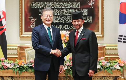 한-브루나이 정상회담 “협력관계 강화”