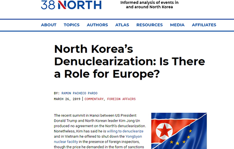 벨기에 정치학자, ‘북미 비핵화 협상 유럽 역할 확대 해야’