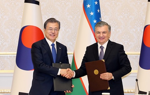 한-우즈베키스탄, 특별 전략적 동반자 관계 격상