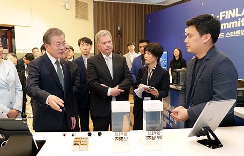 문 대통령, “혁신 통해 한·핀 협력 강화할 것”