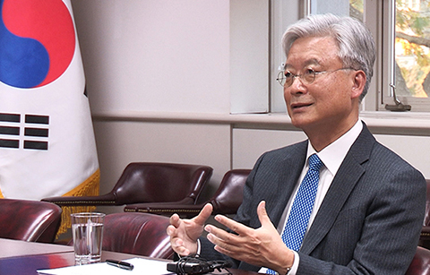 조윤제 주미 한국대사, “북미대화에 희망적 기운”