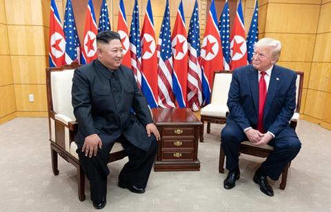 북미 판문점 회동에 전세계 외신 주목