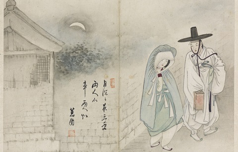 아랍인의 시각으로 본, '혜원풍속도'