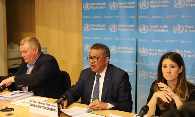 WHO, "한국, 코로나19 신규 확진 감소, 고무적"