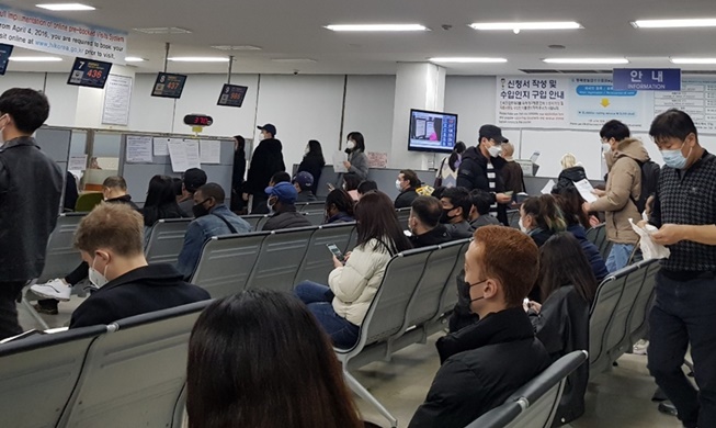 한국 내 등록외국인 체류기간 3개월 연장