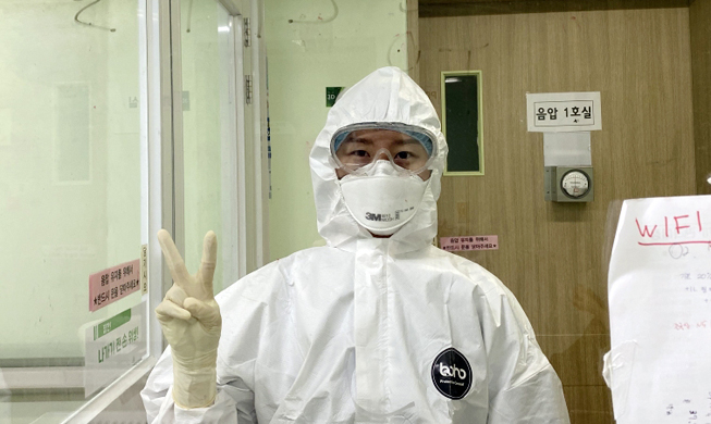 신임 간호장교 곽혜민 소위, "모두가 함께해 가능한 코로나19 극복"