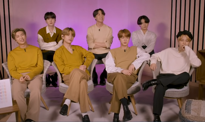 BTS 새 앨범 'BE' 빌보드 앨범 차트 1위···5번째 정상