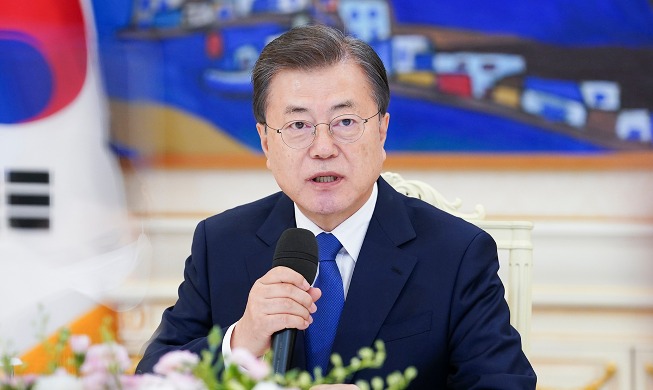 문 대통령 “코스타리카 등 중남미 4개국 친환경∙디지털 경제 전환 적극 지원”