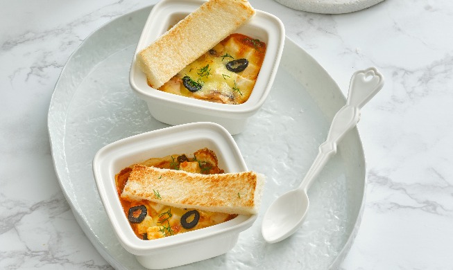 [김치, 오늘은 이렇게 먹어볼까] 6. 두부김치 스푼피자