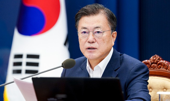 문 대통령, 한·피지 수교 50주년 맞아 서한 교환···협력확대 의지 밝혀