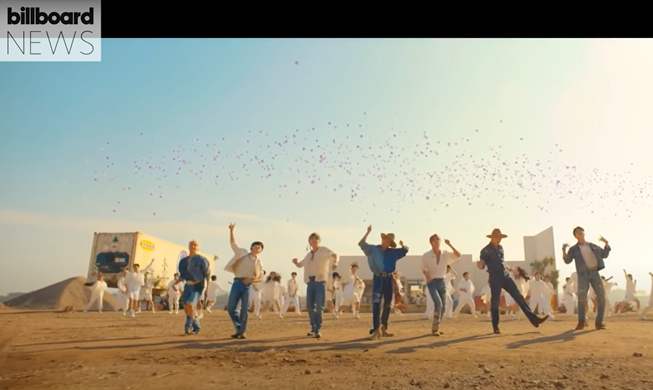 BTS '퍼미션 투 댄스' 빌보드 1위···'버터'와 바통터치