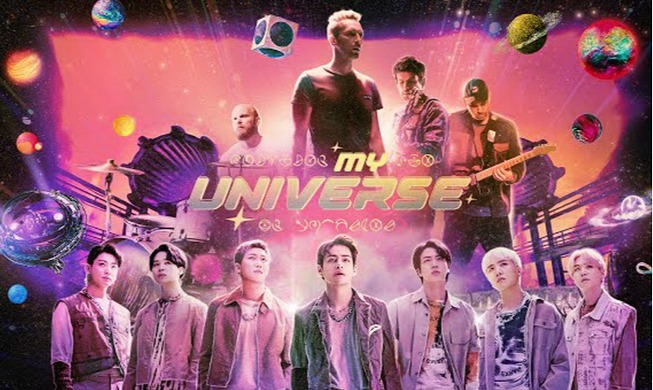 BTS-콜드플레이, '마이 유니버스' 뮤직비디오 공개