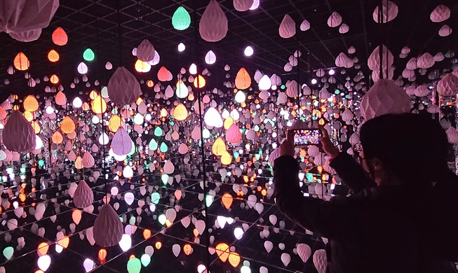 [사진으로 보는 한국] 국내 최대 규모 '아르떼뮤지엄 강릉' 오픈