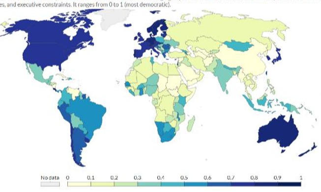 한국 자유민주주의지수 17위···아시아 최고
