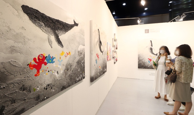 [사진으로 보는 한국] ‘어반브레이크 2022’ 아트페어에서 만나는 예술 작품