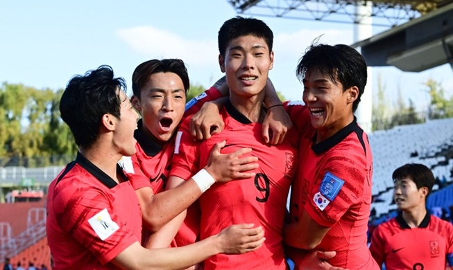 한국, U-20 월드컵 조별리그 첫 경기 프랑스 격파