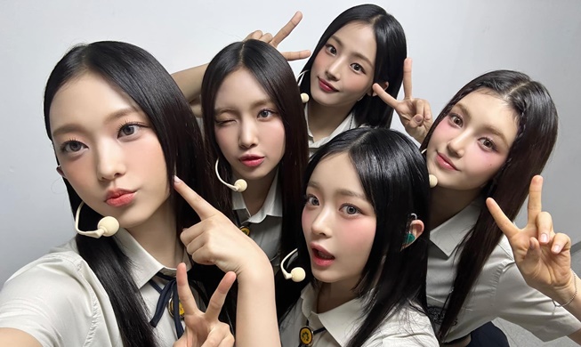 뉴진스 '허트', 스포티파이 1억 스트리밍 돌파