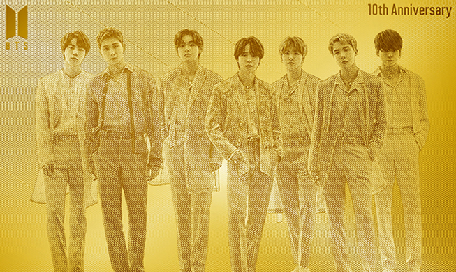 한국조폐공사, BTS 데뷔 10주년 공식 2차 기념 메달 디자인 공개