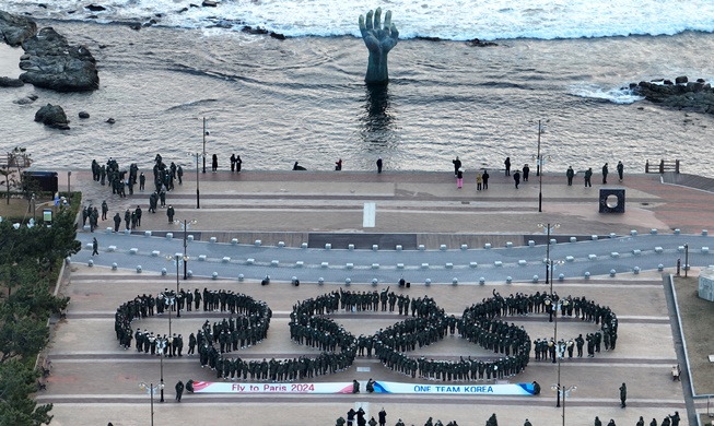 [사진으로 보는 한국] 파리 올림픽 선전 다짐하는 국가대표