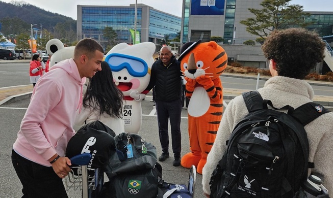 강원2024 선수촌 개촌···79개국 2950여명 입촌 시작