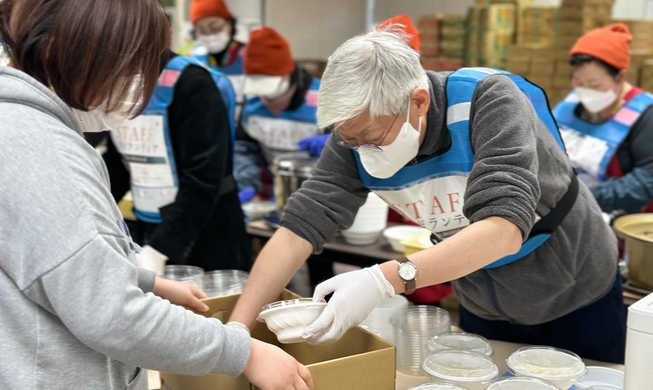 주일 한국대사관, 일본 지진 피해 지역서 지원 활동
