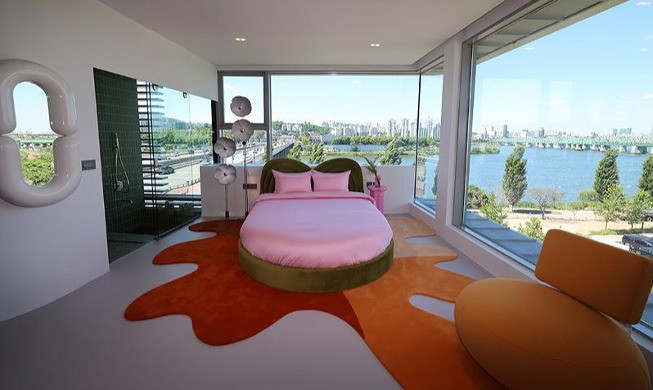 [사진으로 보는 한국] 한강대교 전망호텔 '스카이 스위트'