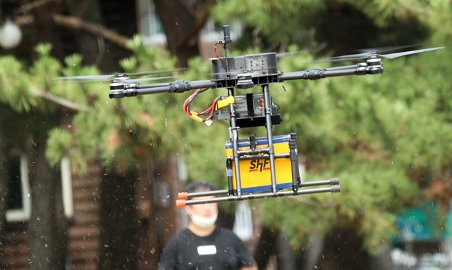 '섬에도 음식 배달'···드론 배송, 8월부터 본격 시작