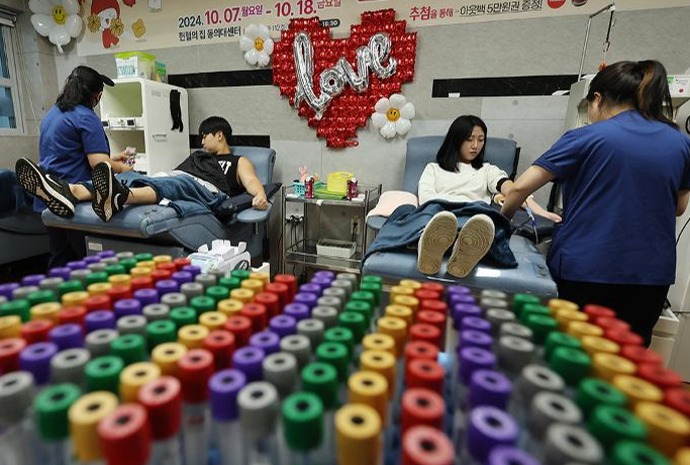 [사진으로 보는 한국] 제48회 동의대 이웃사랑 헌혈 릴레이