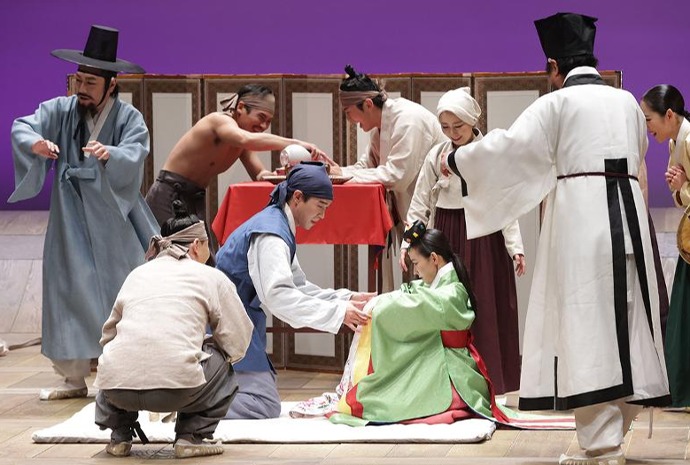 [사진으로 보는 한국] 혼례 올리는 최척과 옥영