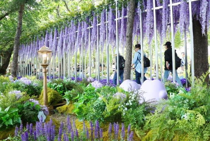 [사진으로 보는 한국] '111개 정원의 푸른 향연' ··· 2025 서울국제정원박람회 개막