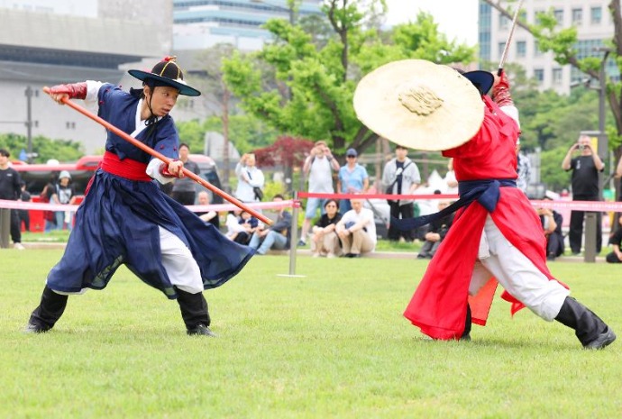 [사진으로 보는 한국] 조선 전통무예의 강인한 멋