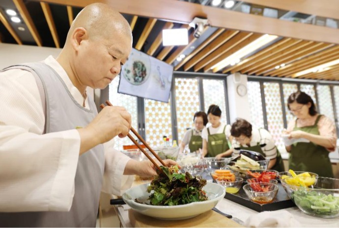 [사진으로 보는 한국] 사찰음식의 매력속으로 ‘한국사찰음식문화체험관’