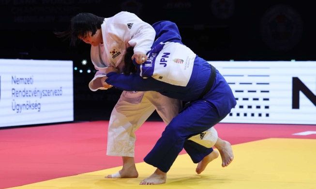 유도 김하윤, 세계선수권 여자 최중량급 우승